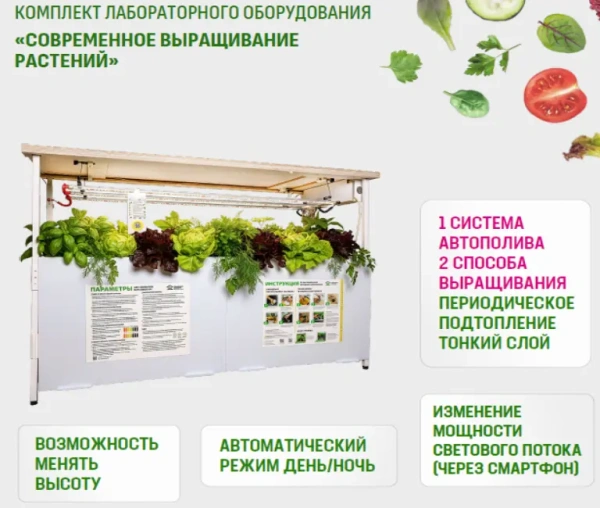 Комплект лабораторного оборудования «Современное выращивание растений»